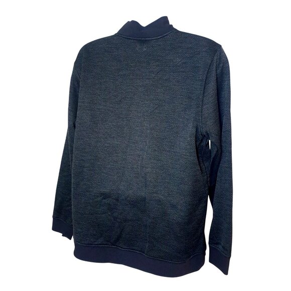 Under Armour Mens Sweatshirt XXL Black/Gray ColdGear Zip Pullover Loose Sporty - Picture 3 of 6